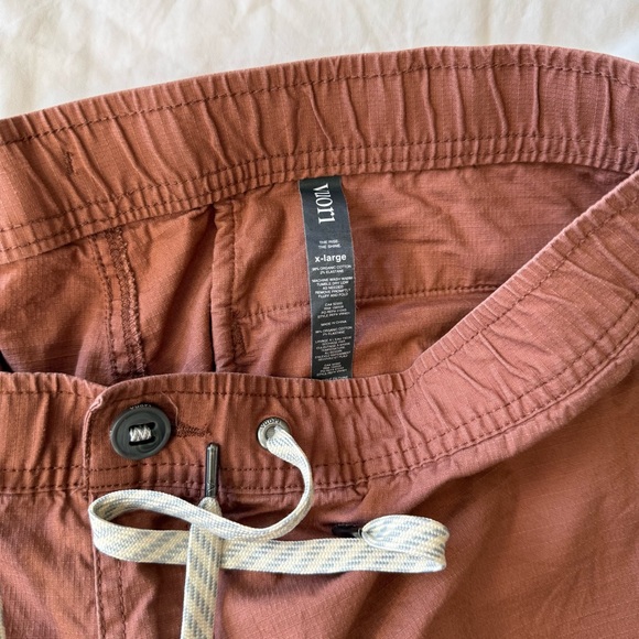 Vuori Rust Ripstop Jogger Pants XL Men’s Elastic Waist Drawstring Travel Outdoor - Picture 3 of 14